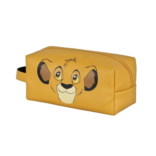 Disney Unisex Der König der Löwen Face-Brick Plus Reise-Kosmetiktasche, Gelb, 25 x 12 cm Disney Unisex Der König der Löwen Face-Brick Plus Reise-Kosmetiktasche, Gelb, 25 x 12 cm von Disney