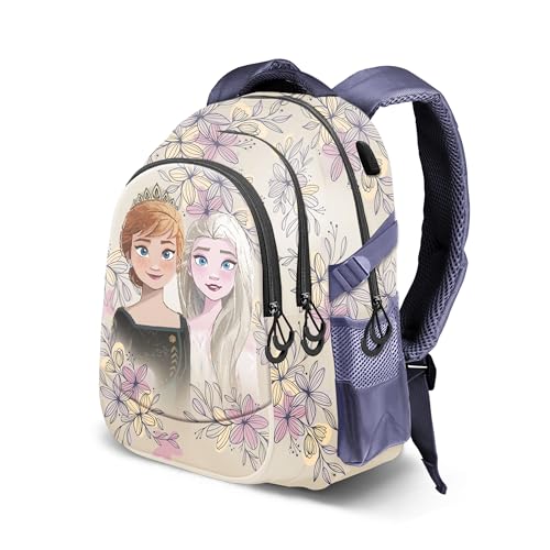 Die Eiskönigin 2 (Frozen 2) Emotion-Plus Running Rucksack, Beige, 34 x 46 cm, Kapazität 32 L von Disney