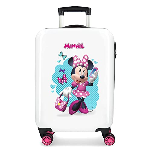Disney Minnie Good Mood Kabinenkoffer Mehrfarbig 34x55x20 cms Hartschalen ABS Kombinationsschloss 32L 2,5Kgs 4 Doppelräder Handgepäck, Weiß Disney Minnie Good Mood Kabinenkoffer Mehrfarbig 34x55x20 cms Hartschalen ABS Kombinationsschloss 32L 2,5Kgs 4 Doppelräder Handgepäck, Weiß von Disney