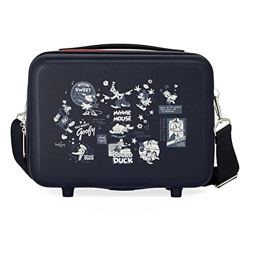 Disney 100 Special Shine Mickey Comic Anpassungsfähiger Kulturbeutel, Blau, 29 x 21 x 15 cm, starres ABS, 9,14 l, 0,8 kg Disney 100 Special Shine Mickey Comic Anpassungsfähiger Kulturbeutel, Blau, 29 x 21 x 15 cm, starres ABS, 9,14 l, 0,8 kg von Disney