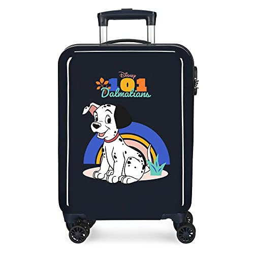Disney 101 Dalmatas Kabinentrolley, blau, 38 x 55 x 20 cm, Hartplastik, seitlich, 34 l, 2 kg, 4 Räder Disney 101 Dalmatas Kabinentrolley, blau, 38 x 55 x 20 cm, Hartplastik, seitlich, 34 l, 2 kg, 4 Räder von Disney