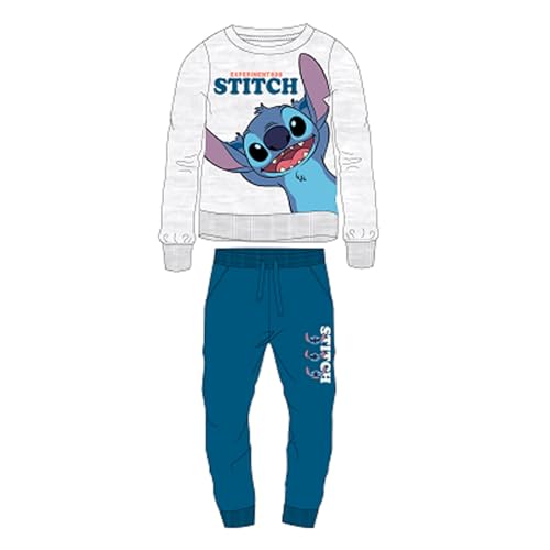 Disney 2 Teiliges Set Pullover + Jogging Kinder (2 bis 8 Jahre) Lilo & Stitch Süßes Heißes Sweatshirt Hosen Mischdruck Mädchen Jungen Modell DIS LIS 5212C405-S1-6Jahre von Disney