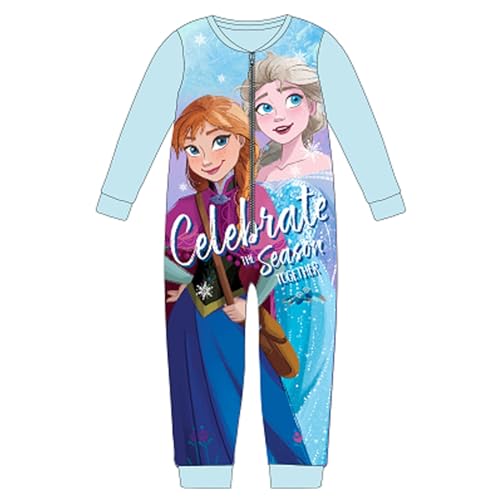 Disney Baby Bodysuit Strampler Overall Kinder (2 bis 8 Jahre) Reißverschluss Polar Königin Schnee Dulce Linda Hot Bedruckter Einteiler Pyjama Mädchen Jungen Modell DIS FROZ 5204C417-S1-5 Jahre von Disney