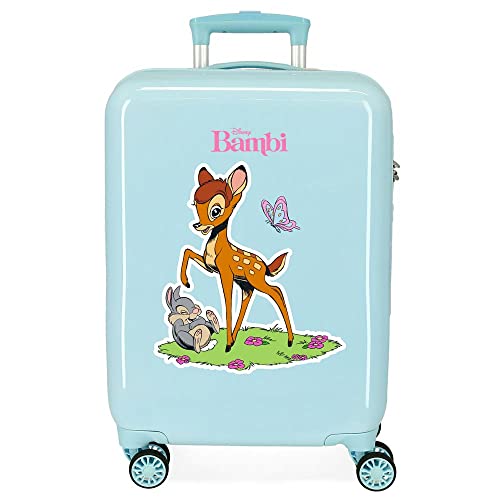 Disney Bambi Kabinentrolley, blau, 38 x 55 x 20 cm, starr, ABS-Kombinationsverschluss, 34 l, 2 kg, 4 Räder Disney Bambi Kabinentrolley, blau, 38 x 55 x 20 cm, starr, ABS-Kombinationsverschluss, 34 l, 2 kg, 4 Räder von Disney