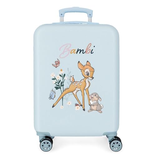 Disney Before The Bloom Kabinentasche, Blau, 34 x 55 x 20 cm, starr, ABS, seitlicher Zahlenkombinationsverschluss, 32 l, 2,54 kg, 4 Doppelrollen, Handgepäck. Disney Before The Bloom Kabinentasche, Blau, 34 x 55 x 20 cm, starr, ABS, seitlicher Zahlenkombinationsverschluss, 32 l, 2,54 kg, 4 Doppelrollen, Handgepäck. von Disney