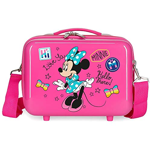 Disney Enjoy Minnie Icon Anpassungsfähiger Schönheitsfall Rosa 29x21x15 cms ABS von Disney