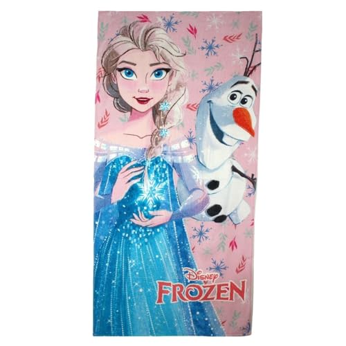 Disney Gefrorenes Handtuch, weicher und saugfähiger Stoff, Elsa- und Anna-Design, perfekt für den Strand oder Pool, Mauve, Einheitsgröße Disney Gefrorenes Handtuch, weicher und saugfähiger Stoff, Elsa- und Anna-Design, perfekt für den Strand oder Pool, Mauve, Einheitsgröße von Disney
