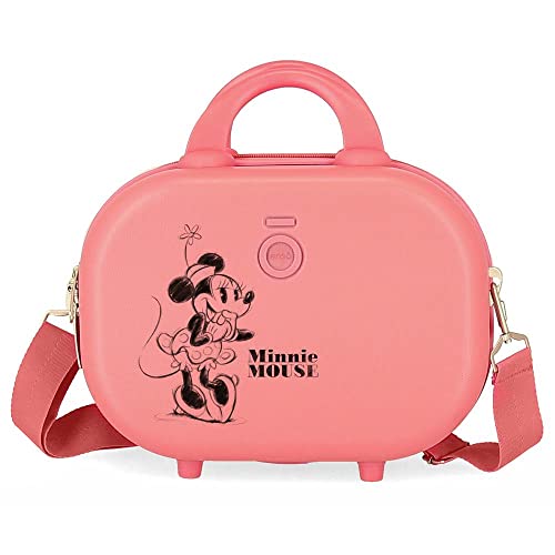Disney Minnie Happiness Anpassbarer Kulturbeutel mit rosa Schultergurt 29 x 21 x 15 cm starres ABS 9,14 l 2,52 kg Disney Minnie Happiness Anpassbarer Kulturbeutel mit rosa Schultergurt 29 x 21 x 15 cm starres ABS 9,14 l 2,52 kg von Disney