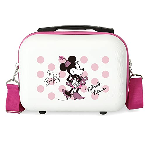 Disney Have a good Time Minnie So beautiful Kulturbeutel, anpassungsfähig, Pink, 29 x 21 x 15 cm, starres ABS, 9,14 l, 0,6 kg von Disney