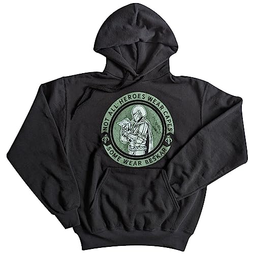 Disney Herren Sweater mit Kapuze The Mandalorian Wear Beskar Schwarz Disney Herren Sweater mit Kapuze The Mandalorian Wear Beskar Schwarz von Disney