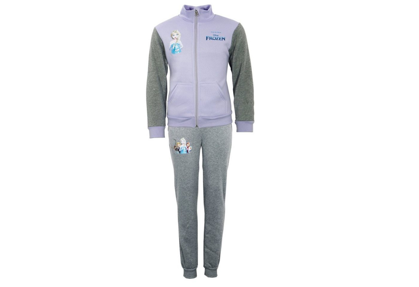 Disney Jogginganzug Disney Die Eiskönigin Elsa Sporthose Hose und Jacke, Gr. 92 bis 128 von Disney