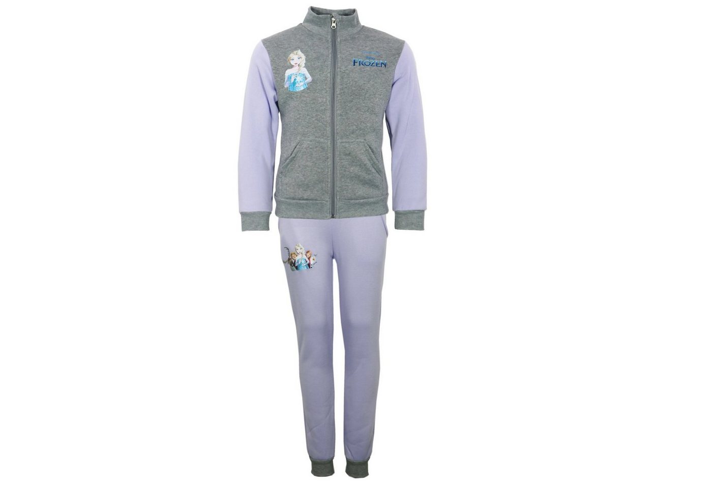 Disney Jogginganzug Disney Die Eiskönigin Elsa Sporthose Hose und Jacke, Gr. 92 bis 128 von Disney