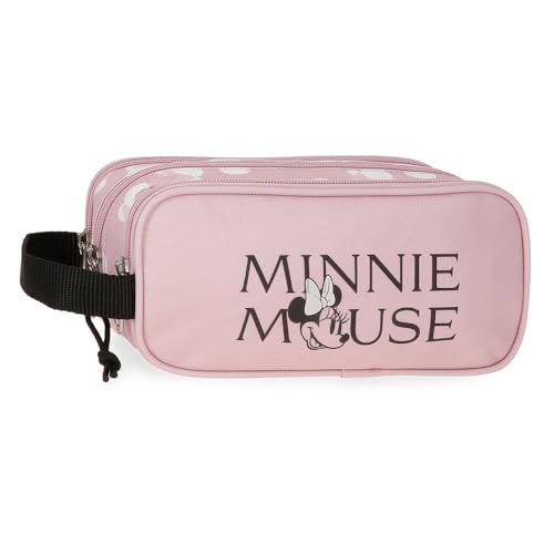 Disney Joumma Federmäppchen mit Minnie-Kopf, Rosa, 22 x 10 x 9 cm, Polyester, 1,98 l, Rosa, Talla única, Dreifachmäppchen Disney Joumma Federmäppchen mit Minnie-Kopf, Rosa, 22 x 10 x 9 cm, Polyester, 1,98 l, Rosa, Talla única, Dreifachmäppchen von Disney