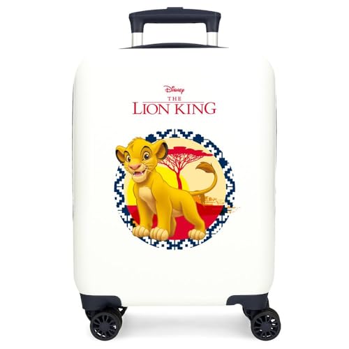 Disney Joumma Kabinenkoffer, der König der Löwen, weiß, 33 x 50 x 20 cm, starr, ABS, seitlicher Kombinationsverschluss, 28,4 l, 2 kg, 4 Doppelräder, Gepäck, Hand, weiß, Kabinenkoffer Disney Joumma Kabinenkoffer, der König der Löwen, weiß, 33 x 50 x 20 cm, starr, ABS, seitlicher Kombinationsverschluss, 28,4 l, 2 kg, 4 Doppelräder, Gepäck, Hand, weiß, Kabinenkoffer von Disney