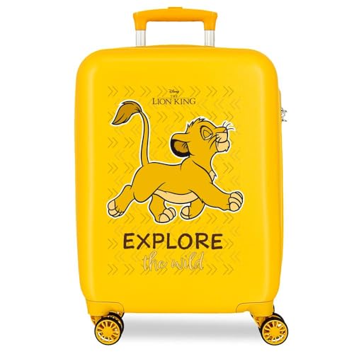 Disney Joumma König der Löwen Explorer, Kinderkoffer, gelb, 45 x 31 x 20 cm, starr, 1,8 kg, ABS, 1,8 kg, 27,9 l, Handgepäck, gelb, Talla única, Kabinenkoffer Disney Joumma König der Löwen Explorer, Kinderkoffer, gelb, 45 x 31 x 20 cm, starr, 1,8 kg, ABS, 1,8 kg, 27,9 l, Handgepäck, gelb, Talla única, Kabinenkoffer von Disney