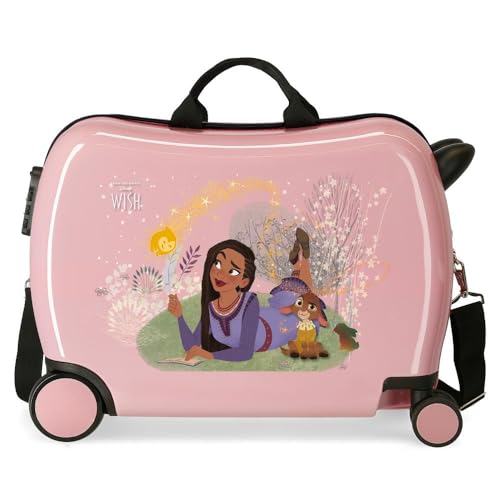 Disney Joumma Make a Wish Kinderkoffer, Rosa, 50 x 38 x 20 cm, starr, ABS, seitlicher Kombinationsverschluss, 38 l, 1,8 kg, 2 Räder, Gepäck, Hand, Rosa, kinderkoffer Disney Joumma Make a Wish Kinderkoffer, Rosa, 50 x 38 x 20 cm, starr, ABS, seitlicher Kombinationsverschluss, 38 l, 1,8 kg, 2 Räder, Gepäck, Hand, Rosa, kinderkoffer von Disney