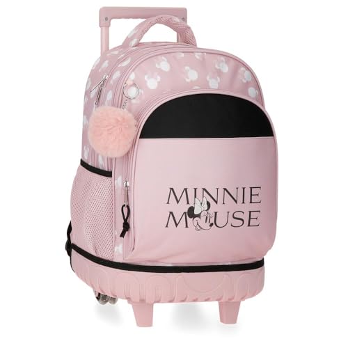 Disney Joumma Minnie Heads Rucksack, kompakt, 2 Räder, Rosa, 33 x 44 x 21 cm, Polyester, 30,24 l, Rosa, Talla única, Kompakter Rucksack mit 2 Rädern Disney Joumma Minnie Heads Rucksack, kompakt, 2 Räder, Rosa, 33 x 44 x 21 cm, Polyester, 30,24 l, Rosa, Talla única, Kompakter Rucksack mit 2 Rädern von Disney