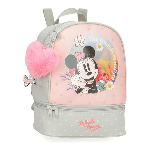 Joumma Disney Rucksack, Minnie, Wildnatur, 23 x 28 x 13 cm, Polyester, 8,37 l, grün, Rucksack von Disney