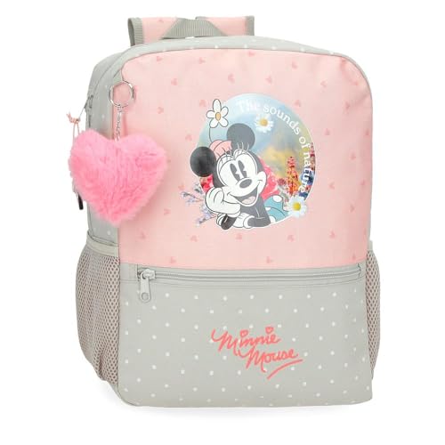 Joumma Disney Rucksack, Minnie, Wildnatur, Grün, 25 x 32 x 12 cm, Polyester, 9,9 l, grün, Tagesrucksa von Disney