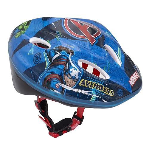 Disney Jungen Avengers Fahrradhelm, blau, Größe: 52-56cm Disney Jungen Avengers Fahrradhelm, blau, Größe: 52-56cm von Disney
