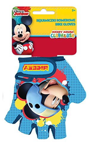 Disney Jungen Mickey Mouse Fahrradhandschuhe, Mehrfarbig, S von Disney