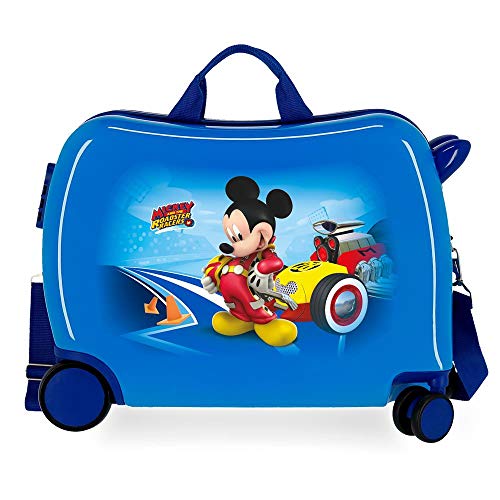 Disney Lets Roll Mickey Kinderrucksack, (Blau) - 4569862, 50x39x20 cm von Disney