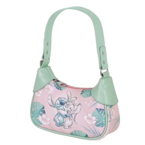 Disney Lilo und Stitch Hug-Fancy Casual Tasche, Rosa, 21,5 x 14,5 cm von Disney