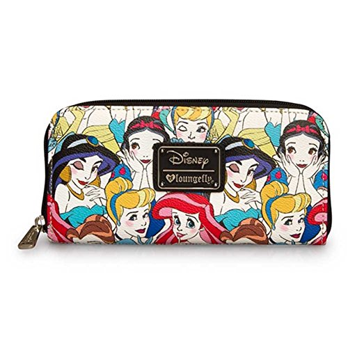 Disney Loungefly Princesses Classic Print Pebble Wallet Disney Loungefly Princesses Classic Print Pebble Wallet von Disney