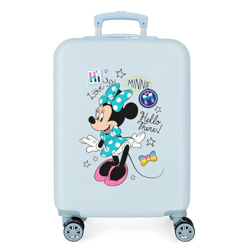 Disney Love Minnie Kabinenkoffer Rosa 34x55x20 cms Hartschalen ABS Kombinationsschloss 32L 2,5Kgs 4 Doppelräder Handgepäck von Disney