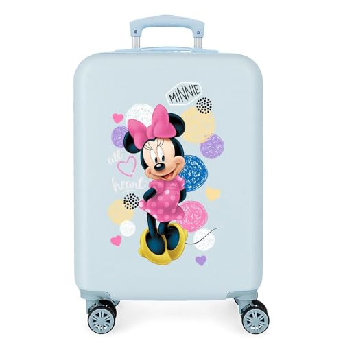Disney Love Minnie Kabinenkoffer Rosa 37x55x20 cms Hartschalen ABS Kombinationsschloss 32L 2,5Kgs 4 Doppelräder Handgepäck Blau Disney Love Minnie Kabinenkoffer Rosa 37x55x20 cms Hartschalen ABS Kombinationsschloss 32L 2,5Kgs 4 Doppelräder Handgepäck Blau von Disney