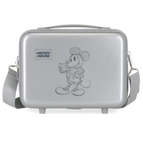 Disney Mickey 101 Anpassbarer Kulturbeutel mit grauem Schultergurt 29 x 21 x 15 cm starres ABS 9,14 l 0,6 kg Disney Mickey 101 Anpassbarer Kulturbeutel mit grauem Schultergurt 29 x 21 x 15 cm starres ABS 9,14 l 0,6 kg von Disney