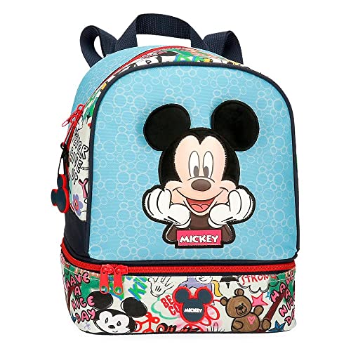 Disney Mickey Be Cool Lunchtasche Blau 23x28x13 cm Polyester 8,37L von Disney