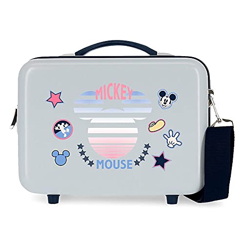 Disney Mickey Denim Kulturbeutel anpassbar mit Umhängetasche, Blau, 29 x 21 x 15 cm, starr, ABS 9,14 l Disney Mickey Denim Kulturbeutel anpassbar mit Umhängetasche, Blau, 29 x 21 x 15 cm, starr, ABS 9,14 l von Disney