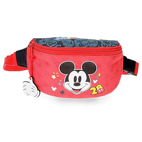 Disney Mickey Get Moving Gürteltasche Mehrfarbig 27x11x6,5 cm Polyester, bunt, bauchtasche von Disney
