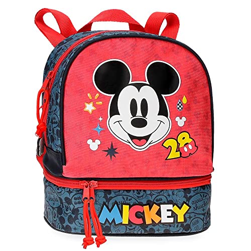 Disney Mickey Get Moving Rucksack mit Snackträger, mehrfarbig, 23 x 28 x 13 cm, Polyester, 8,37 l, bunt, Rucksack mit Snackhalter Disney Mickey Get Moving Rucksack mit Snackträger, mehrfarbig, 23 x 28 x 13 cm, Polyester, 8,37 l, bunt, Rucksack mit Snackhalter von Disney