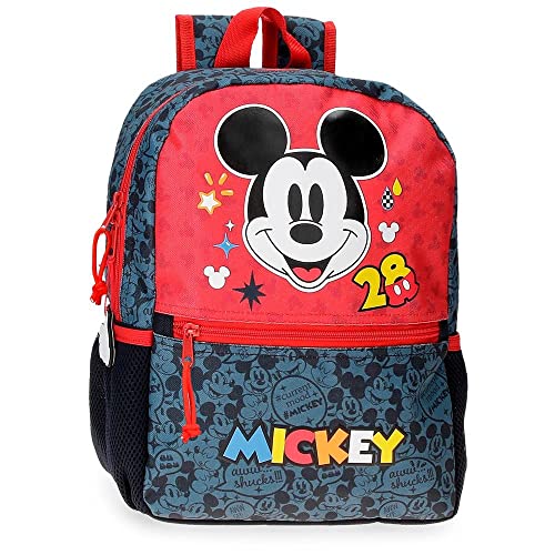 Disney Mickey Get Moving Schulrucksack, anpassbar, 25 x 32 x 12 cm, Polyester, 9,6 l, bunt, Schulrucksack, anpassbar an den Trolley Disney Mickey Get Moving Schulrucksack, anpassbar, 25 x 32 x 12 cm, Polyester, 9,6 l, bunt, Schulrucksack, anpassbar an den Trolley von Disney