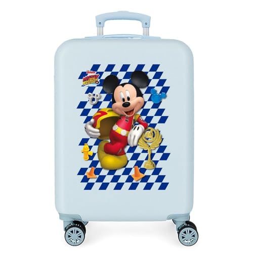 Disney Wheels Handgepäck, hellblau, 38x55x20 cms, Mickey-Koffer Disney Wheels Handgepäck, hellblau, 38x55x20 cms, Mickey-Koffer von Disney