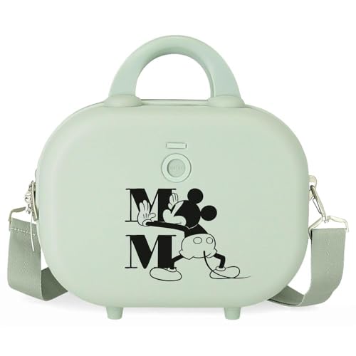 Disney Mickey Happiness Anpassbarer Kulturbeutel mit grünem Schultergurt 29 x 21 x 15 cm, starres ABS, 9,14 l, 2,52 kg Disney Mickey Happiness Anpassbarer Kulturbeutel mit grünem Schultergurt 29 x 21 x 15 cm, starres ABS, 9,14 l, 2,52 kg von Disney