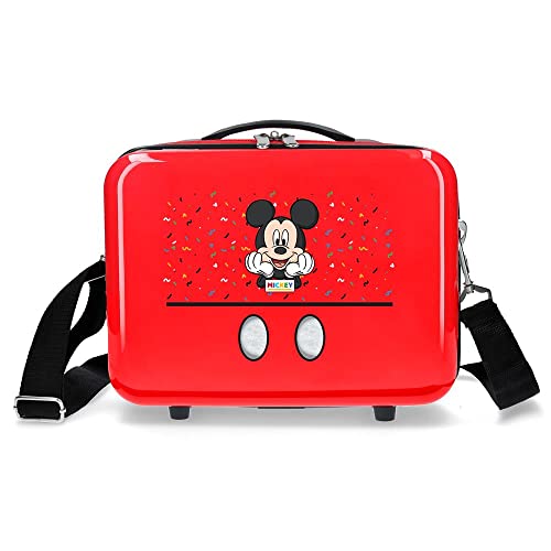 Disney Mickey It´s a Mickey Thing Kulturbeutel, anpassbar, mit roter Umhängetasche, 29 x 21 x 15 cm, starr, ABS 9,14 l Disney Mickey It´s a Mickey Thing Kulturbeutel, anpassbar, mit roter Umhängetasche, 29 x 21 x 15 cm, starr, ABS 9,14 l von Disney