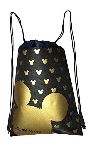 Disney Mickey Mouse Drawstring Backpack Bag (Gold) von Disney
