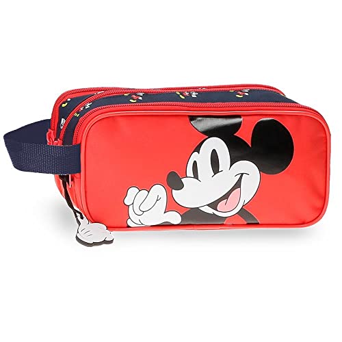 Disney Mickey Mouse Fashion Federmäppchen Dreifach Mehrfarbig 22x10x9 cm Mikrofaser, bunt, Dreifach-Etui Disney Mickey Mouse Fashion Federmäppchen Dreifach Mehrfarbig 22x10x9 cm Mikrofaser, bunt, Dreifach-Etui von Disney