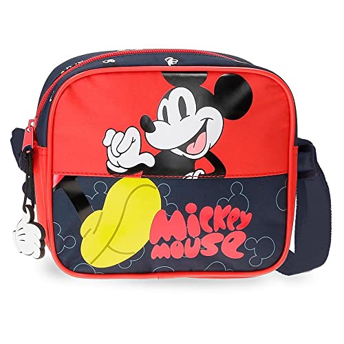 Disney Mickey Mouse Fashion Umhängetasche Kleine Mehrfarbig 18 x 15 x 5 cm Mikrofaser, bunt, Kleine Umhängetasche von Disney
