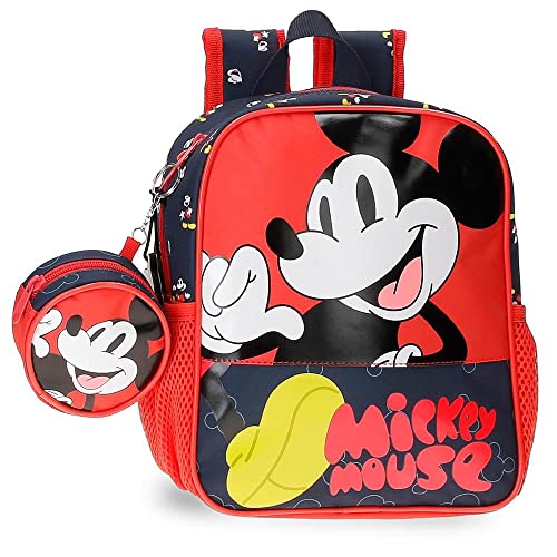 Disney Mickey Mouse Fashion Vorschulrucksack, anpassbar, mehrfarbig, 21 x 25 x 10 cm, Mikrofaser, 5,25 l, bunt, Anpassbarer Vorschulrucksack Disney Mickey Mouse Fashion Vorschulrucksack, anpassbar, mehrfarbig, 21 x 25 x 10 cm, Mikrofaser, 5,25 l, bunt, Anpassbarer Vorschulrucksack von Disney