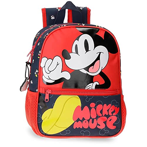 Disney Mickey Mouse Fashion Vorschulrucksack Mehrfarbig 23 x 28 x 10 cm Mikrofaser 6,44l, bunt, Vorschulrucksack von Disney