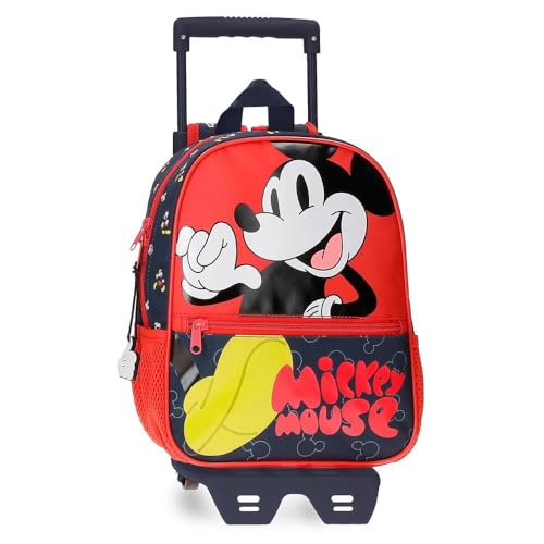 Disney Mickey Mouse Fashion Vorschulrucksack mit Wagen, mehrfarbig, 23 x 28 x 10 cm, Mikrofaser, 6,44 l, bunt, Vorschulrucksack mit Trolley Disney Mickey Mouse Fashion Vorschulrucksack mit Wagen, mehrfarbig, 23 x 28 x 10 cm, Mikrofaser, 6,44 l, bunt, Vorschulrucksack mit Trolley von Disney