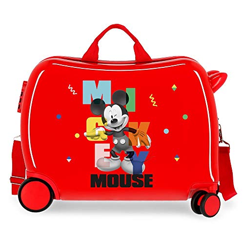 Disney Mickey´S Party Koffer, rot, 50x38x20 cms, kinderkoffer von Disney