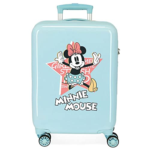 Disney Mickey That´S Easy Kabinentasche, grün, 38 x 55 x 20 cm, starr, ABS, seitlicher Zahlenkombinationsverschluss 34 l, 2,5 kg, 4 doppelte Räder, Handgepäck. Disney Mickey That´S Easy Kabinentasche, grün, 38 x 55 x 20 cm, starr, ABS, seitlicher Zahlenkombinationsverschluss 34 l, 2,5 kg, 4 doppelte Räder, Handgepäck. von Disney