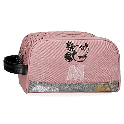 Disney Mickey The Blogger Anpassungsfähiger Schönheitsfall Rosa 26x16x11 cms PVC und Polyester von Disney