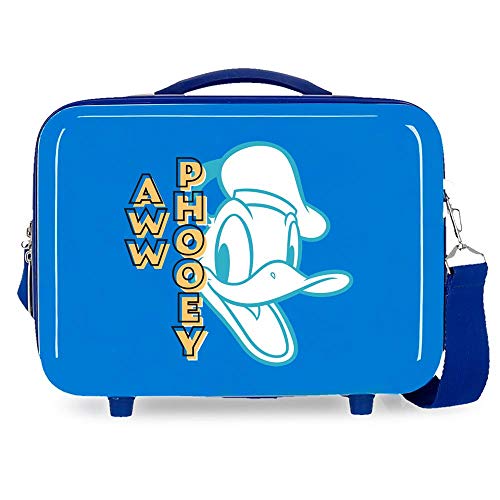 Disney Mickey and Friends Kulturbeutel, anpassbar, Blau, 29 x 21 x 15 cm, starr, ABS 9,14 l, 0,84 kg von Disney