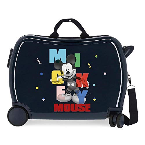 Disney Mickey's Party Koffer, Marineblau, 50x38x20 cms, Kinderkoffer Disney Mickey's Party Koffer, Marineblau, 50x38x20 cms, Kinderkoffer von Disney